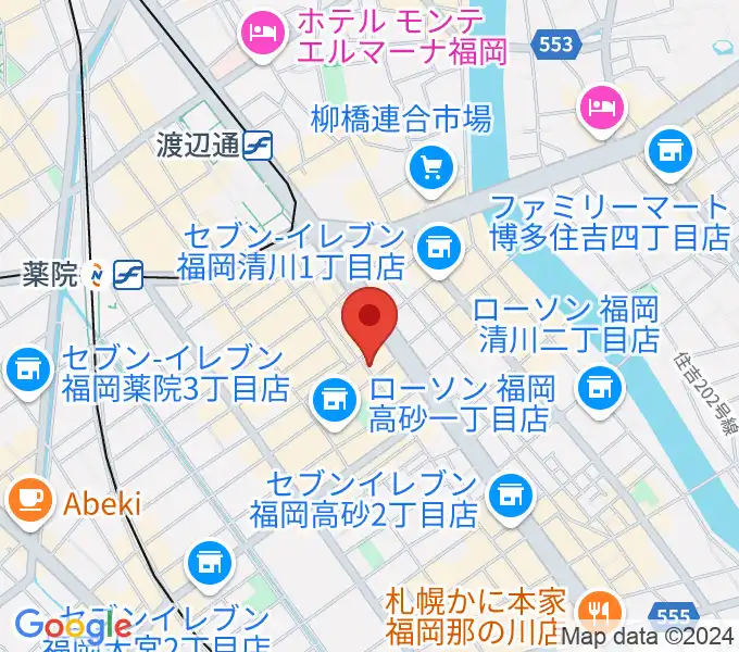 ワンナイン・サウンドプロデュースの地図