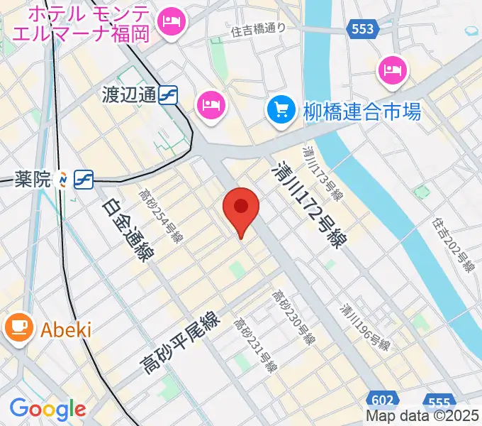 ワンナイン・サウンドプロデュースの地図