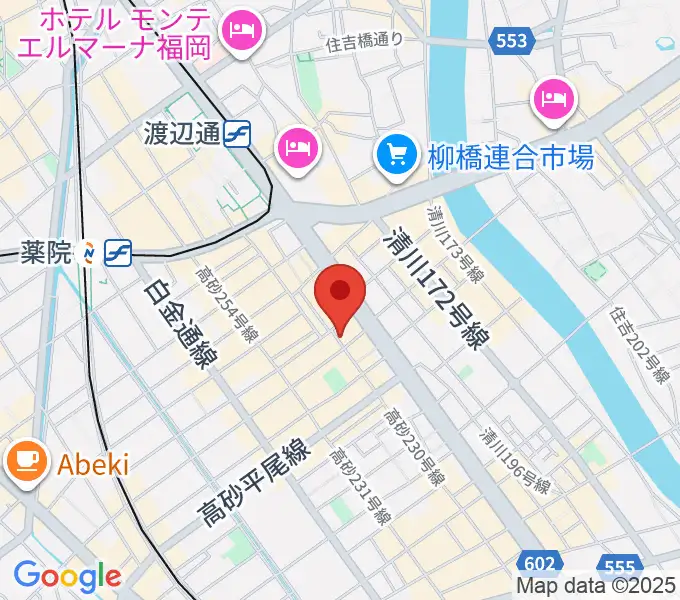 ワンナイン・サウンドプロデュースの地図