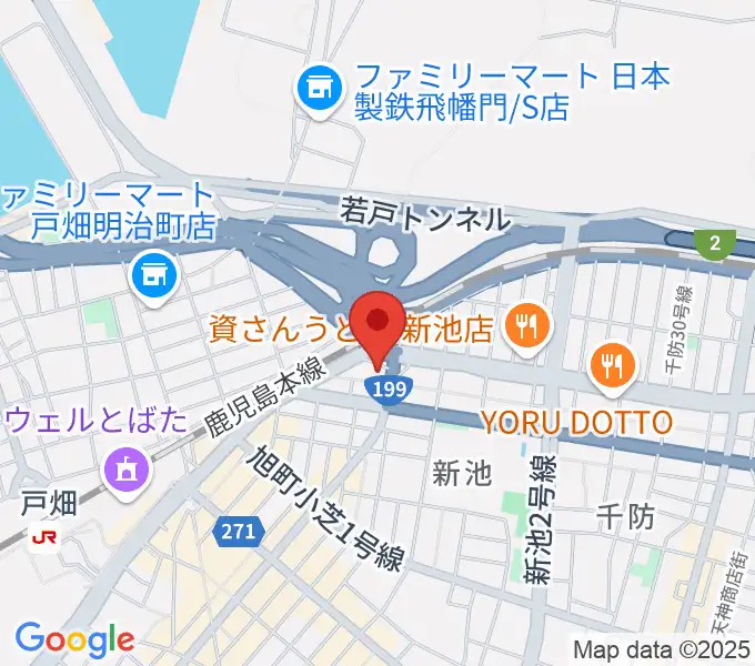 スタジオ アビーロード戸畑店の地図
