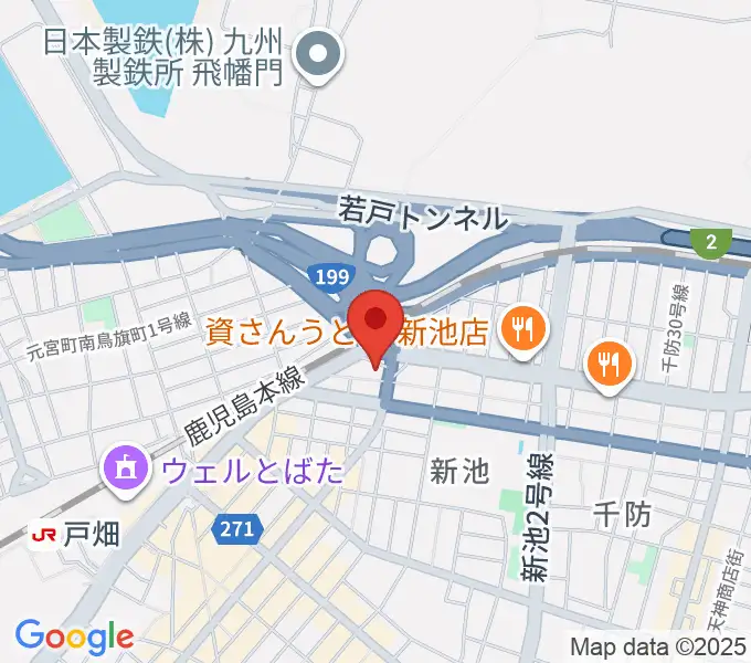 スタジオ アビーロード戸畑店の地図