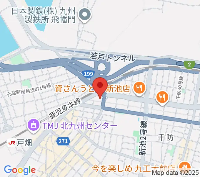 スタジオ アビーロード戸畑店の地図