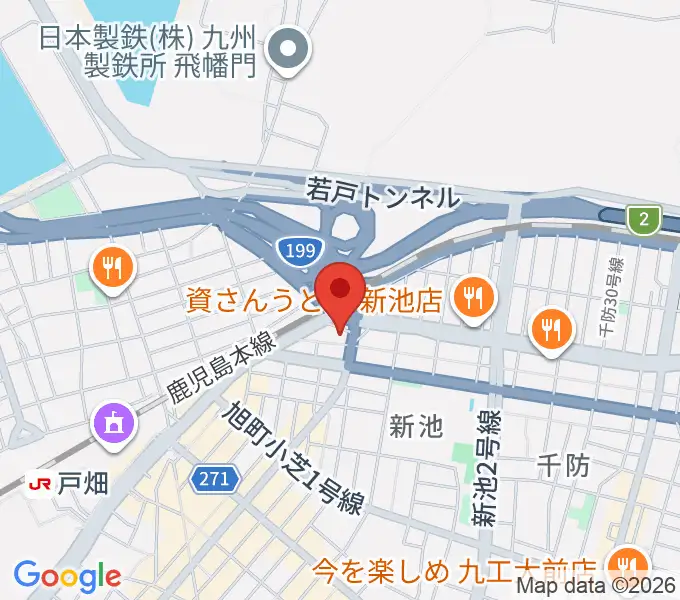 スタジオ アビーロード戸畑店の地図