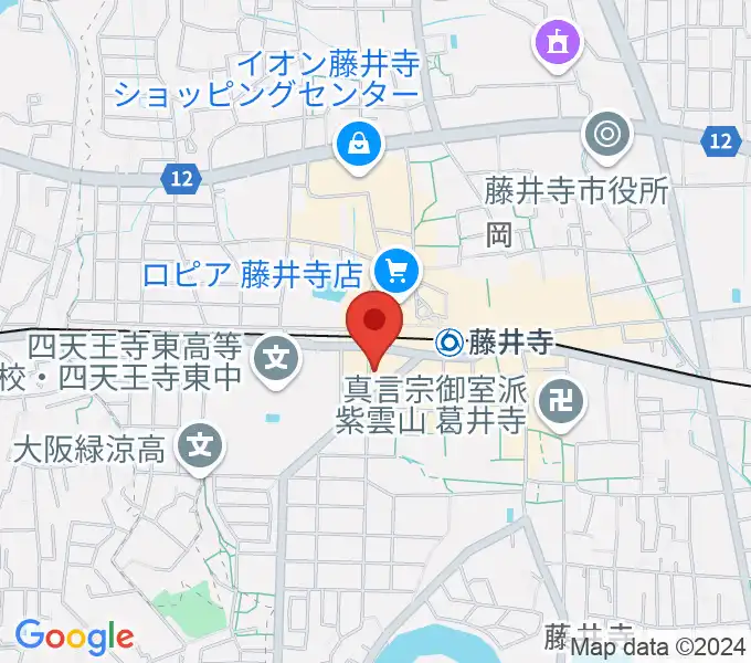 藤井寺JAMJAMの地図