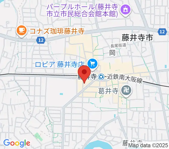 藤井寺JAMJAMの地図