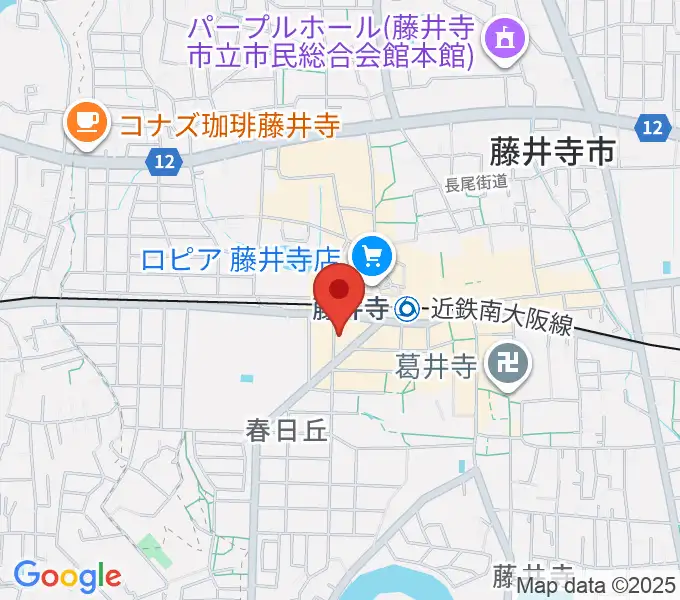藤井寺JAMJAMの地図