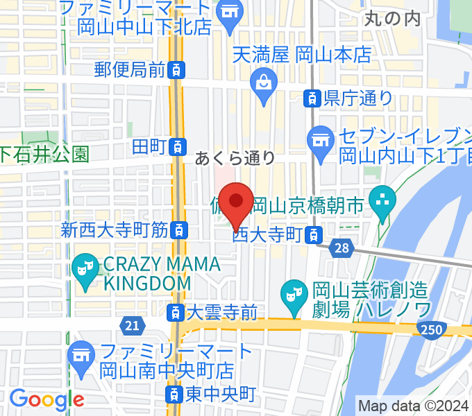 [移転]長谷川楽器3Fホールの場所