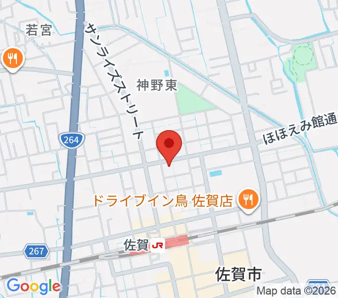 佐賀ガイルスの地図