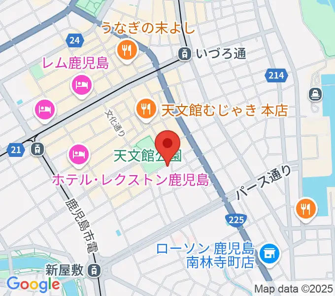 鹿児島スピードキングの地図