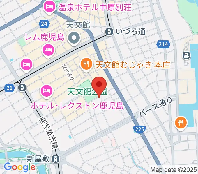 鹿児島スピードキングの地図