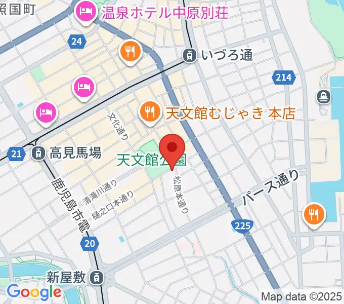 鹿児島スピードキングの地図