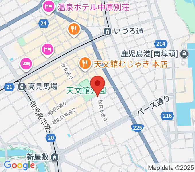 鹿児島スピードキングの地図