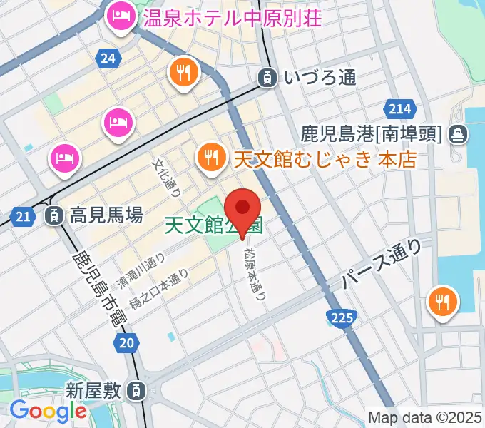 鹿児島スピードキングの地図