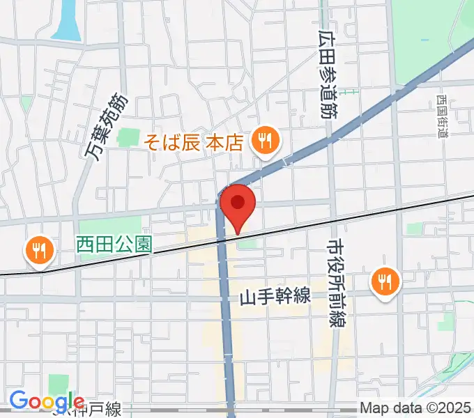音楽スタジオ モンジャクシンの地図