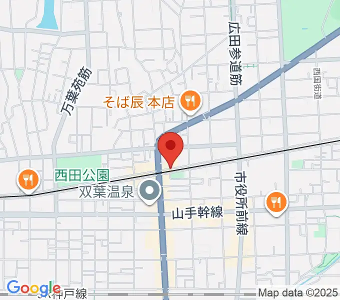 音楽スタジオ モンジャクシンの地図