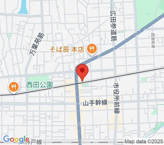 西宮モンジャクシンの地図
