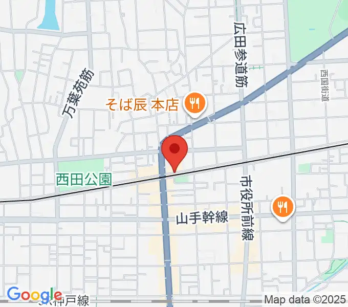 西宮モンジャクシンの地図