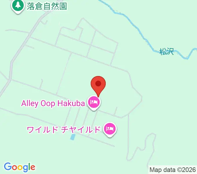 白馬アコースティックの地図