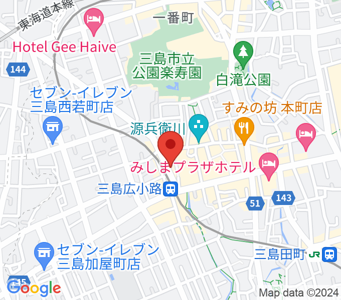 STUDIO O&K 三島店の場所