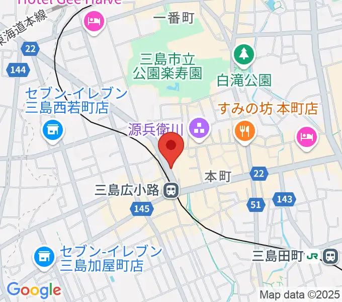 STUDIO O&K 三島店の地図