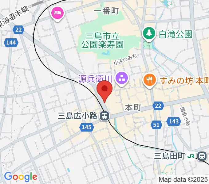 STUDIO O&K 三島店の地図