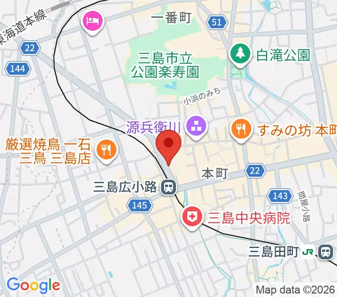 STUDIO O&K 三島店の地図
