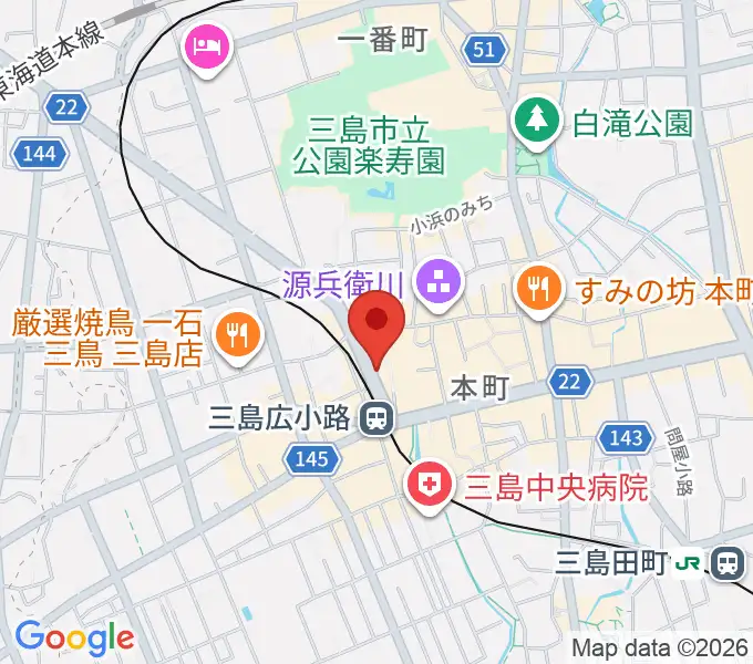 STUDIO O&K 三島店の地図