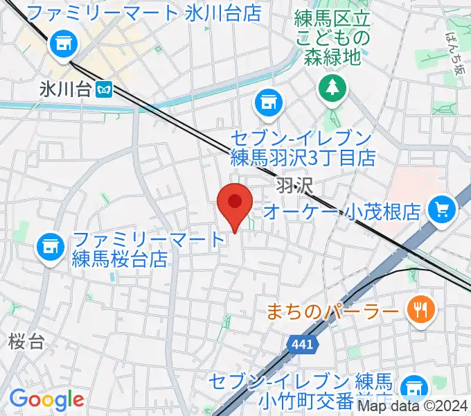 ポルカバイオリンの地図