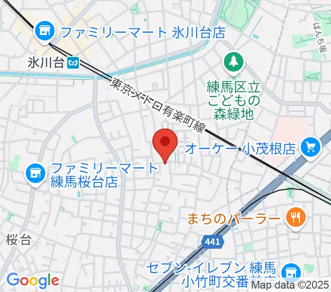 ポルカバイオリンの地図