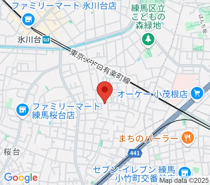 ポルカバイオリンの地図