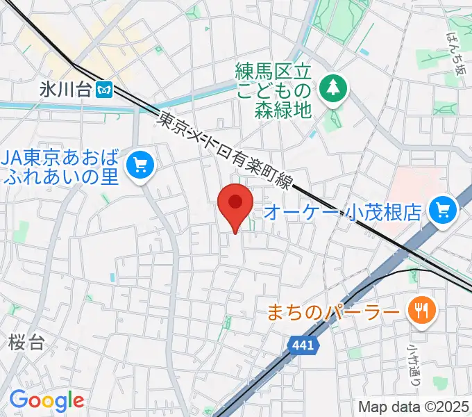 ポルカバイオリンの地図