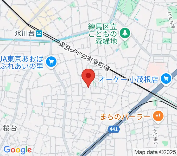ポルカバイオリンの地図