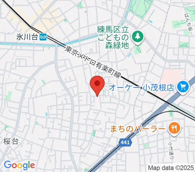 ポルカバイオリンの地図