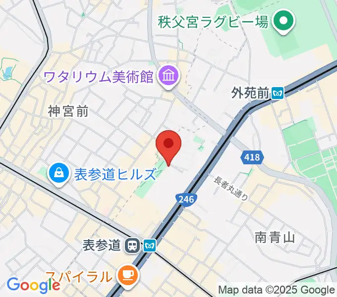 スタインウェイ&サンズ東京の地図