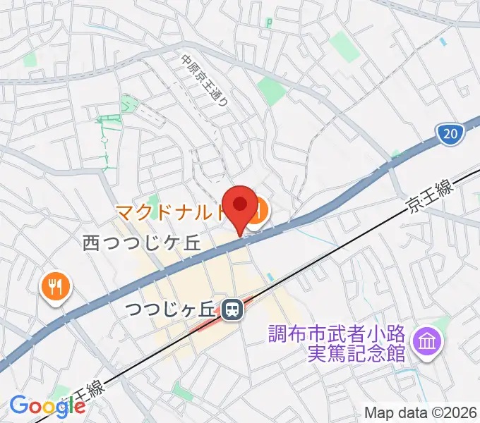 つつじヶ丘FIZZ（フィズ）の地図