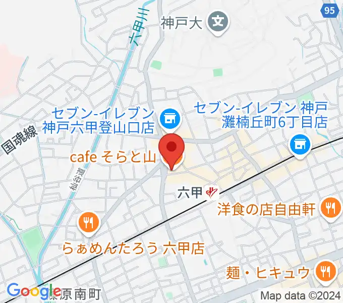 バイオリン工房 音屋の地図