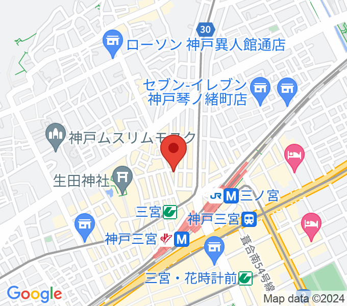 神戸三宮RATの場所