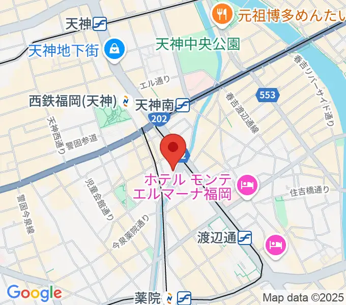 スカラエスパシオの地図