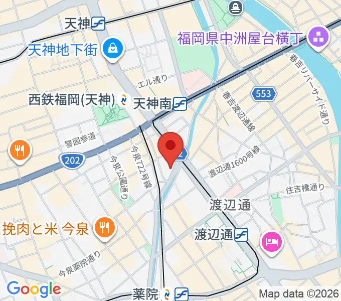 福岡トヨタホール スカラエスパシオの地図