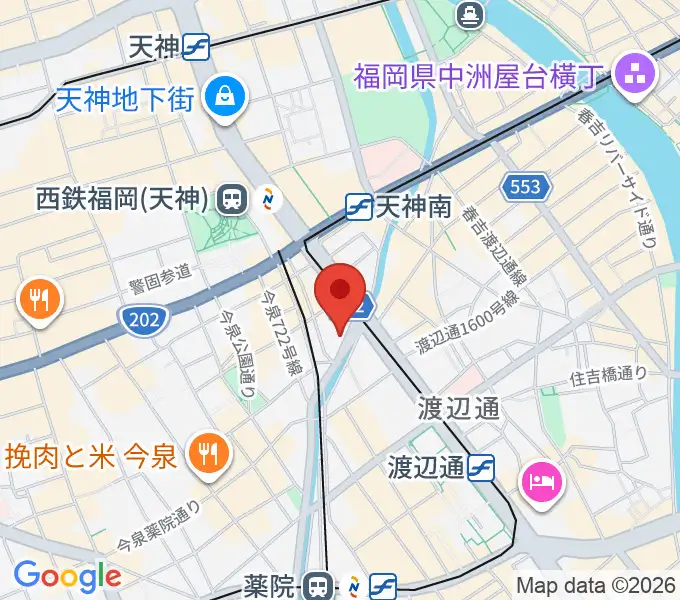 福岡トヨタホール スカラエスパシオの地図