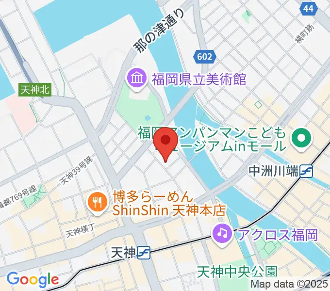 都久志会館の地図