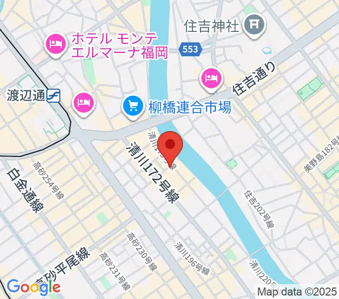 福岡UTEROの地図