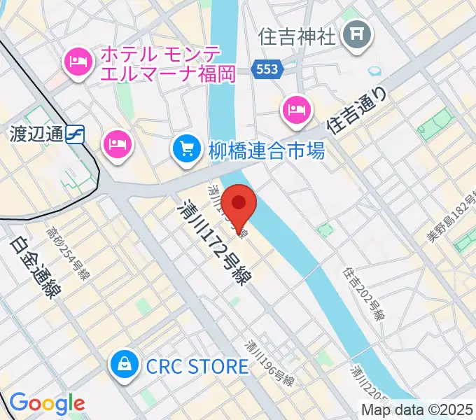 福岡UTEROの地図