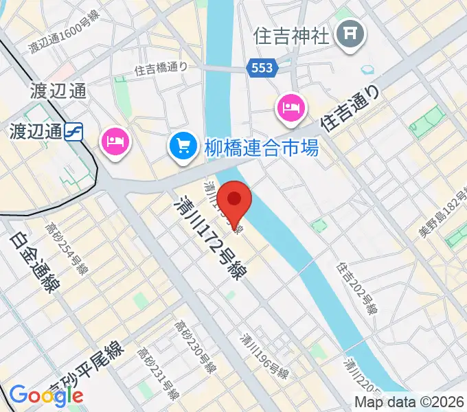 福岡UTEROの地図