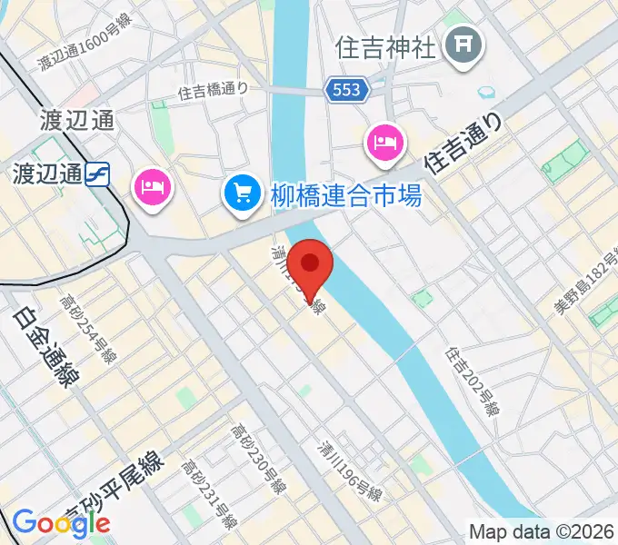 福岡UTEROの地図