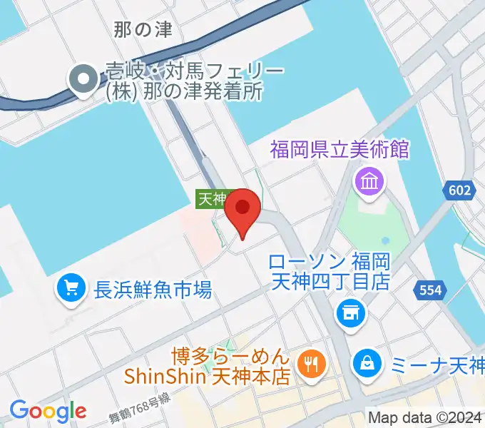 ライブハウスCBの地図