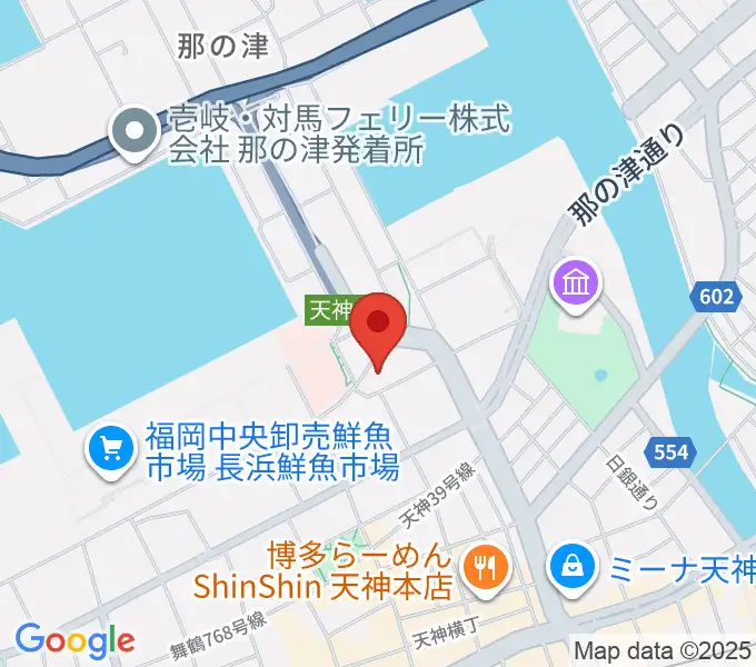 ライブハウスCBの地図