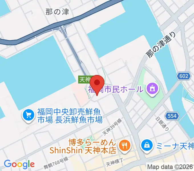 ライブハウスCBの地図