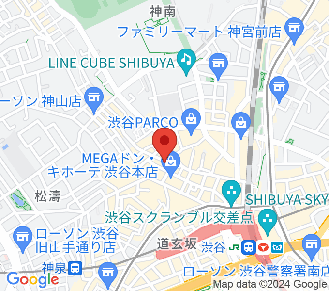 渋谷クラブクアトロの場所