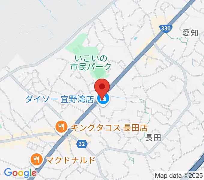 宜野湾ヒューマンステージの地図